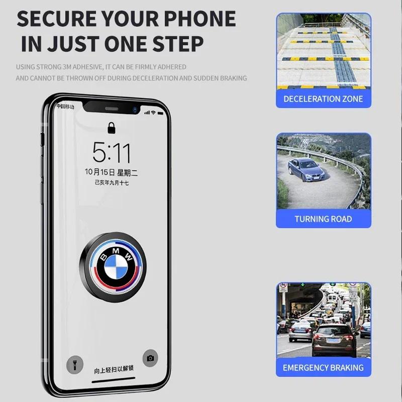 Suporte de Carro Magnético para Celular 2025 Suporte de Montagem Magnético Adesivo Para BMW 50º M3 M4 M5 G42 G30 G20 E39 E36 E87 E53 F44 F07 F34