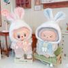 For 17cm Labubu Doll Clothes Fashion Soft Coat Doll Clothes Color Match Pants Dolls Accessories Cute Decoration Little Clothes