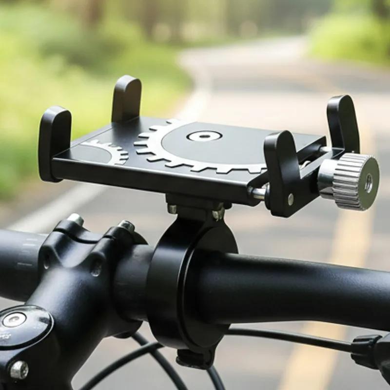 Phone Holder Mount Aluminum Alloy Riding Bicycle Bike Handlebar Antislip Clip Universal Mobile Cell GPS Motorcycle Stand Bracket