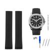 Men's Bracelet Silicone Rubber Watchband For Patek Watch Strap for Aquanaut Philippe Series 5164a 5167a Butterfly Buckle 21mm