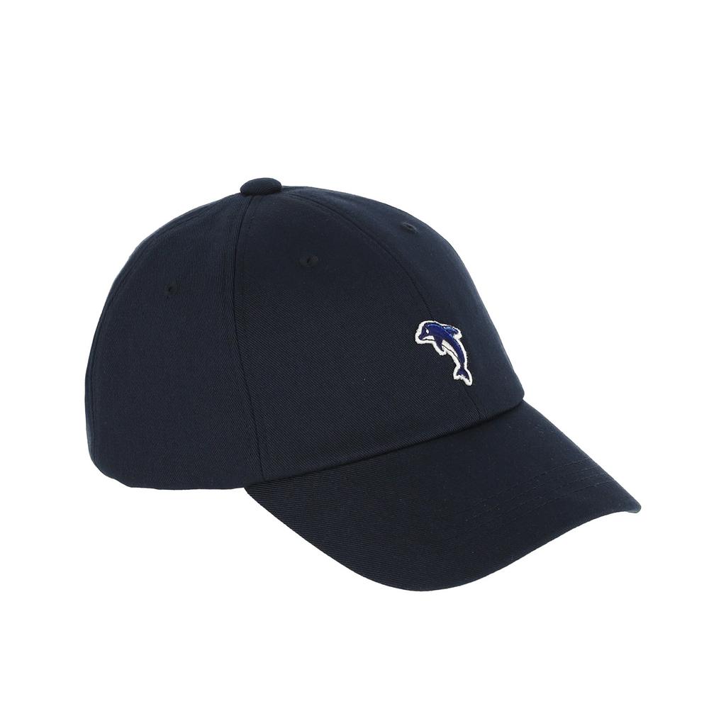 DOLPHIN WAVE APPAREL Dolphin Mini Embroidered Ball Cap Navy