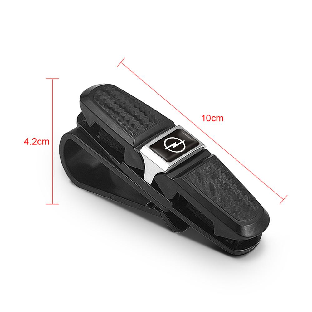 AAHF1 Car Sun Visor Glasses Clip Card Ticket Holder Sunglasses Storage Fastener For Opel Mokka Corsa Meriva Zafira J Car Wheel Hubcap