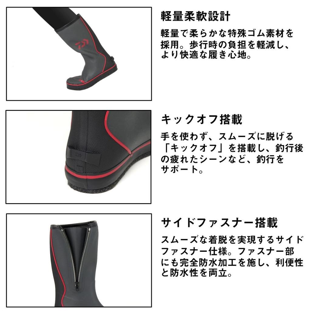 Botas de Pesca DAIWA Cinza M NB-3506W (Largo)