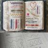 Stitch Book, DIY Stitch Book, Stitch Sample Book with Embroidery Stitch Name, Enhance Your Crafting Skills, Embroidery Stitches Book