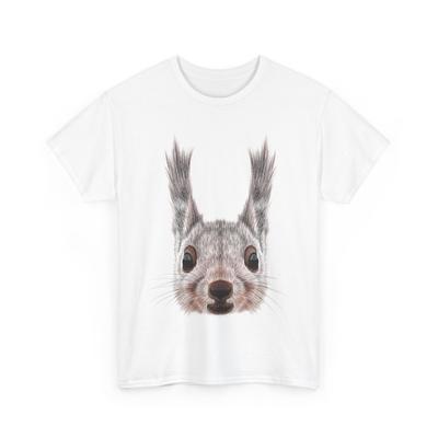 Squirrel Face T-Shirt Mens Womens Tees Top, Rodents Squirrel Lovers Animals Rodentology Shirt