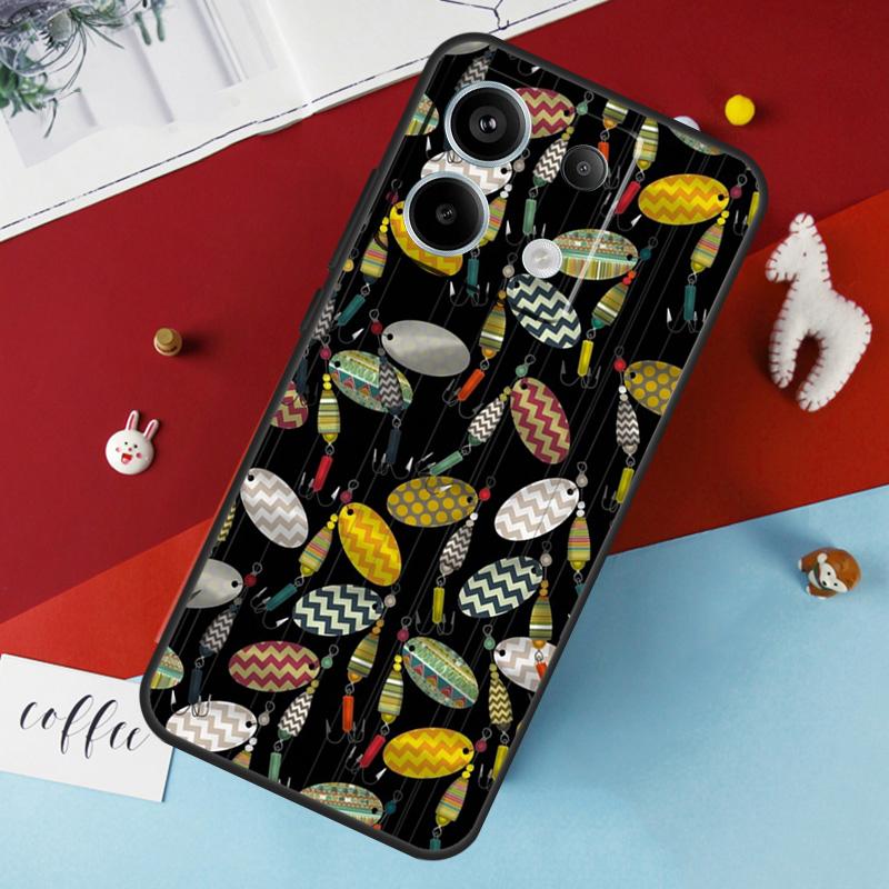 Fishing Tackle Case For Xiaomi Redmi Note 13 Pro 14 12 11 10 15 Pro Plus Redmi 10C 12C 13C 14C 15C 15 Cover