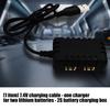 2 In 1 USB Power 7.4V Lithium Batteries Chargers Cord Compatible for 350mAh To 2200mAh Batteries for Remote Car