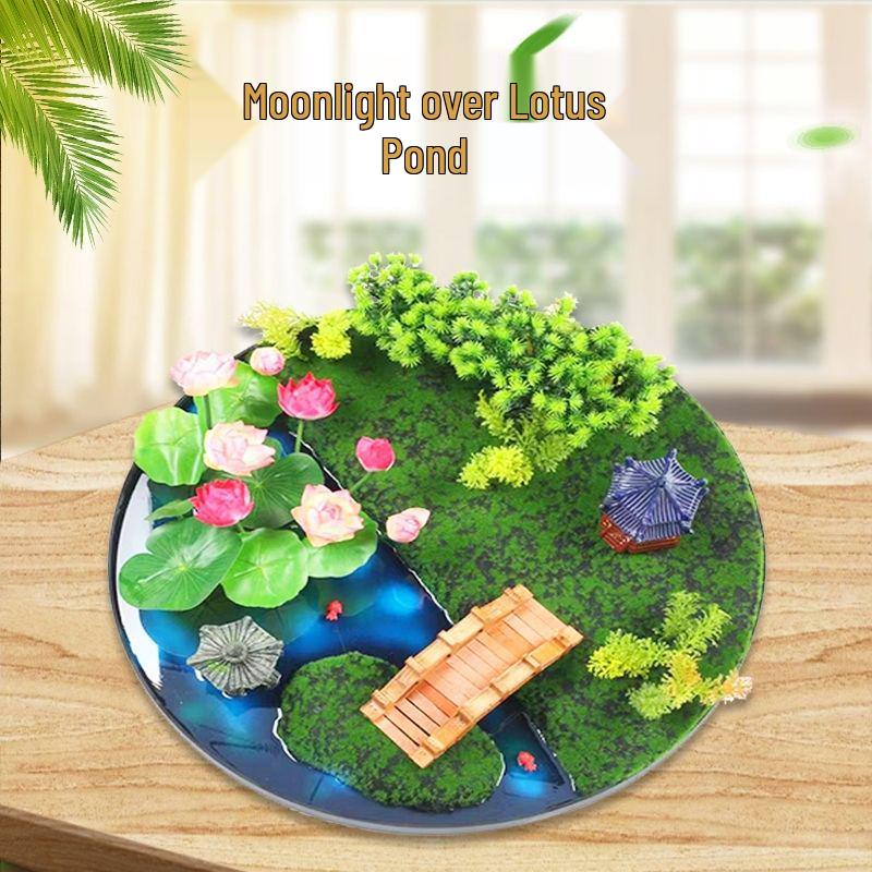 Hotel Dining Table Turntable Floral Display and Arrangement