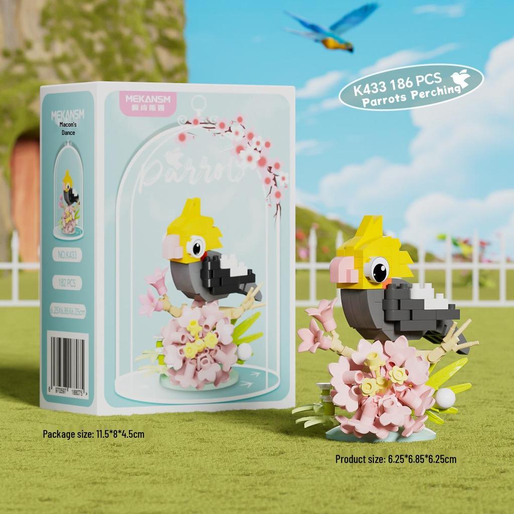 Compatible Lego Original Macaw Bird Educational Building Blocks for Children