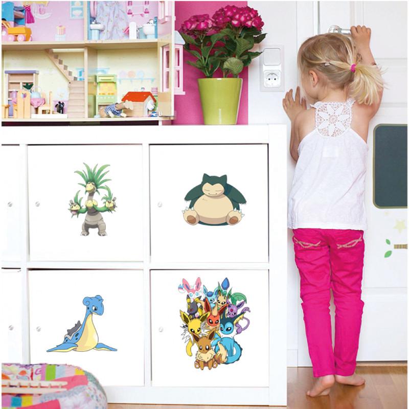 Cartoon Pokmon Wall Decor Pvc Material Bedroom Living Room Supplies Decoration