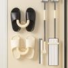 Bathroom Suction Cup Slipper Holder - No Drilling Required, Bathroom Wall Installation with Drainage | Multi Scene Storage