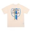 High Street Vintage T-Shirt Couples Loose Fit Crew Neck Short Sleeve Letter Print Casual Top
