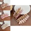 Fashionable Geometric Hair Claw Clip In Bright Pastel Shades For Everyday Use