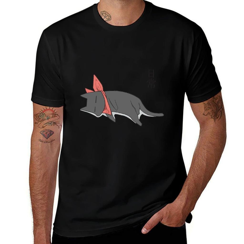 Nichijou Sleeping Sakomoto Tshirt T Shirt Unisex Plain Tshirt