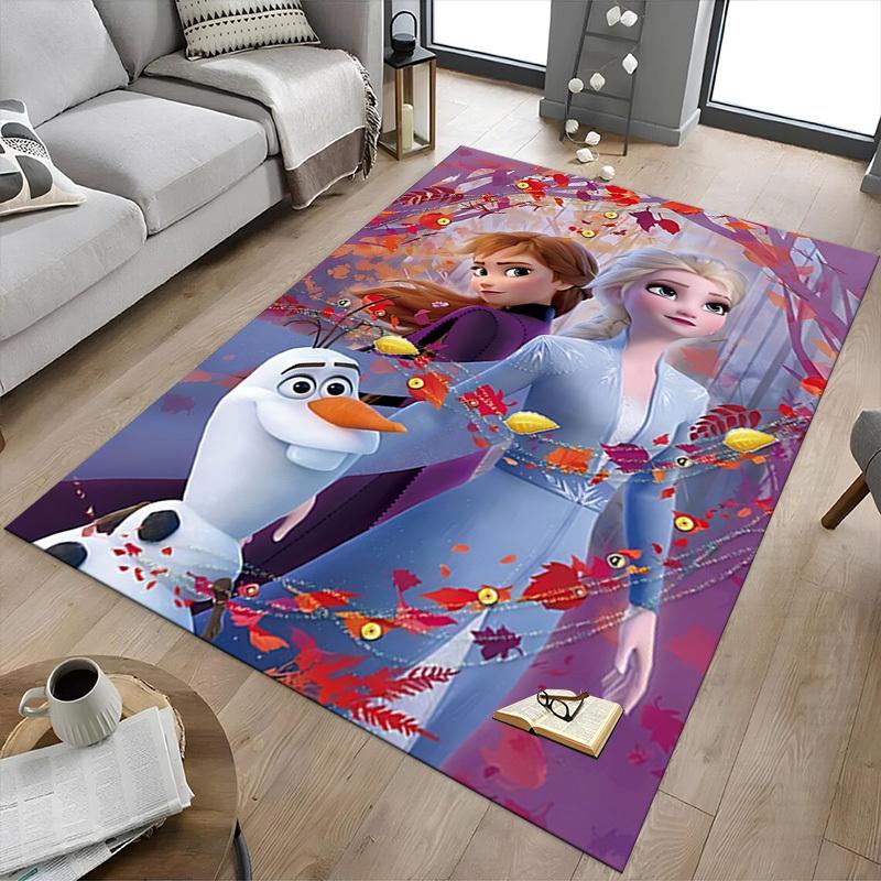 1pc Frozen II Carpet Office Rug Outdoor Mat Home Decor Area Carpet Festival Gift