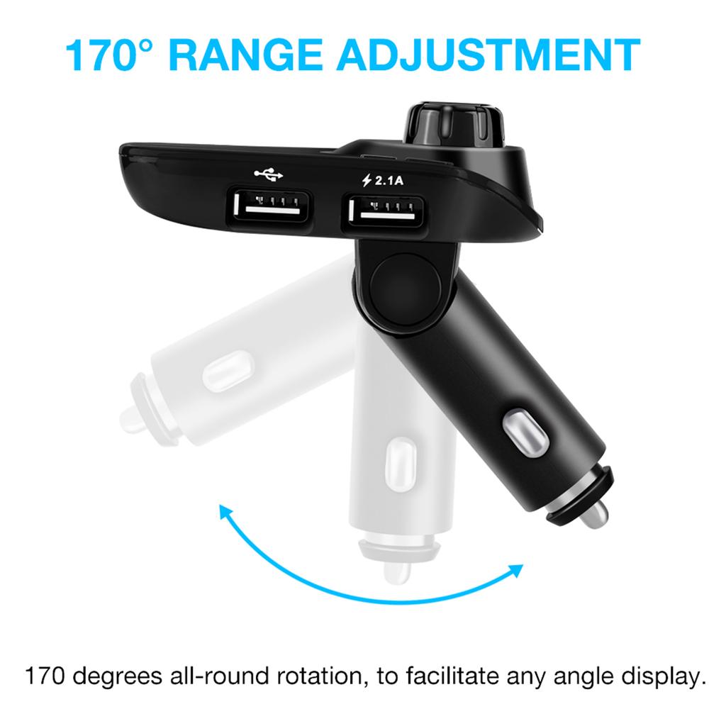 T11 Bluetooth Wireless Handsfree Car Kit MP3 Player FM Transmitter USB Charger