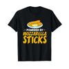 Mozzarella Sticks Funny Cheese Food Recipe T Shirt Black Vintage Versatile Slightly Top For Everyday Wear Soft Stretched