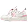 New York Yankees Synthetic Leather Slip Resistant Abrasion Resistant Low Top Skateboard Shoes Unisex Pink 3ASXM096N-50PKS