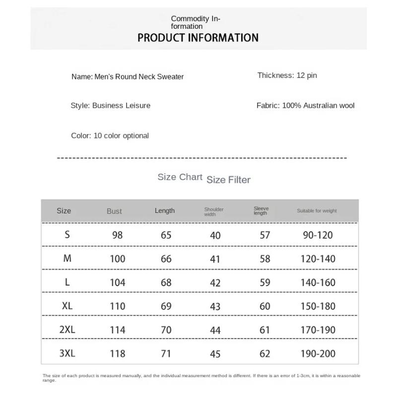 2025 Kašmírový svetr s kulatým výstřihem Pánské volné oversized M-3XL Pletená spodní košile Podzim Zima Nový Korejský Ležérní Pánský Top