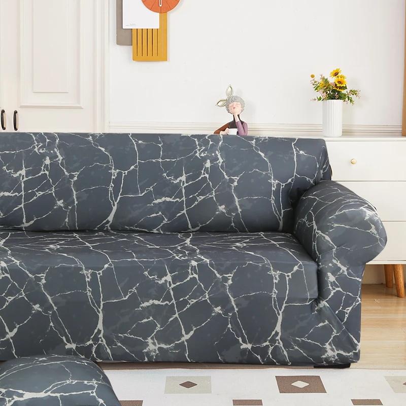 Stretch Couch Cover Non-Slip Sofa Covers For Living Room Sectional Sofa Slipcovers Furniture Protector For Kids Pets Washable