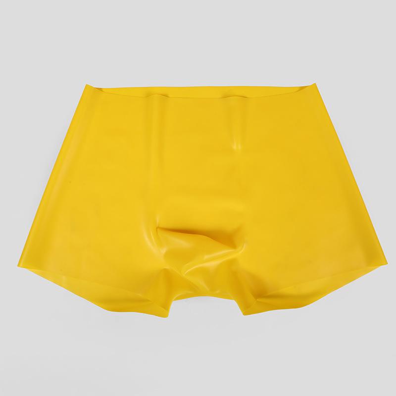 Fetish Latex Tight Panties Men Rubber Elastic Pouch Translucent Boxers Shorts Dj Club Bar Show Costumes Private Party Lingerie