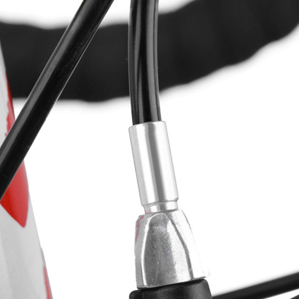 20PCS Inner 5mm Bike Cable End Caps Aluminum Alloy Brake Cable Housing Ends For Bicycle Brake серебряный