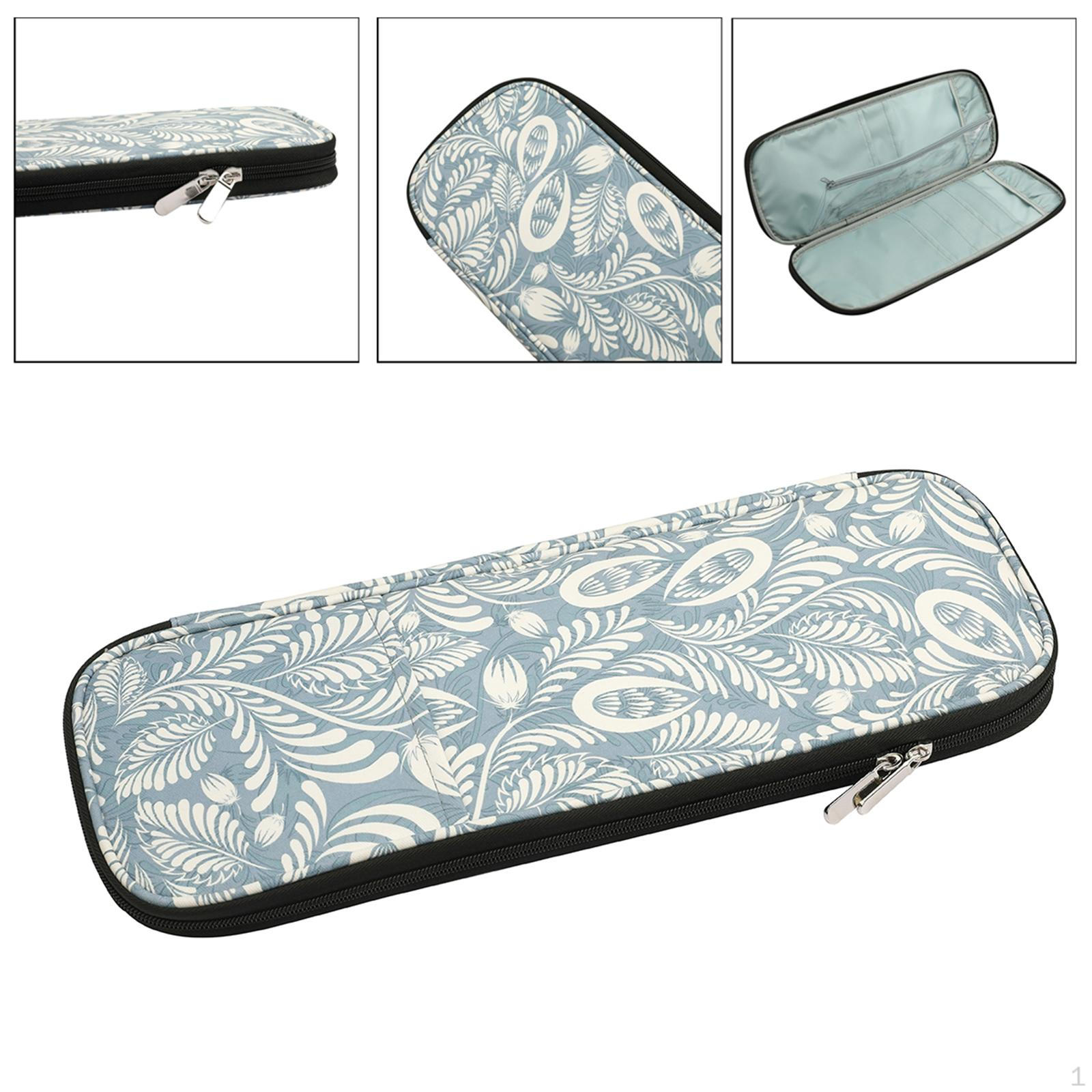 Crochet Hook Case, Storage Bag for Carrying, Durable Knitting Case with Double