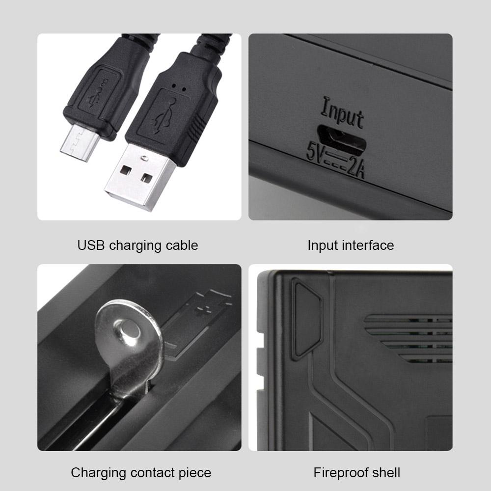 Accu Lcd-batterijlader met 2 sleuven met intelligent snel opladen