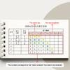 Portable Vocabulary Memory Notepad - Shorthand Spiral Notebook For Planning And Memorization With Cover-Up Feature
