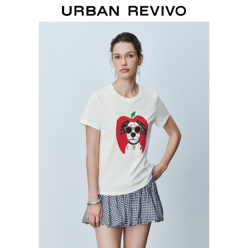 UR Women s Cute Pet Print Short Sleeve T-Shirt XS