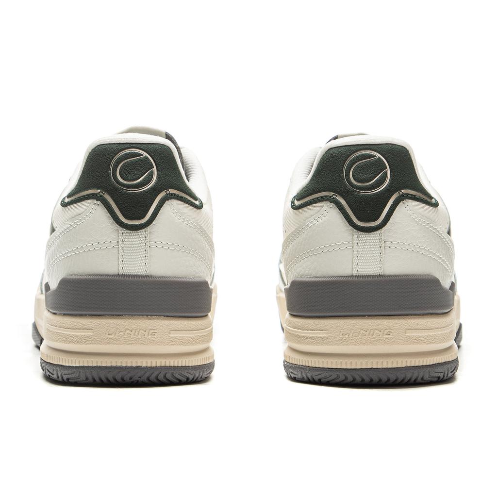 Li Ning Moon Glaze Slip Resistant, Abrasion Resistant, Breathable Low Top Skateboard Shoes Women's White Gray AGCV334-1