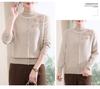 2025 Stylish Winter Fleece Sweater for Middle-Aged & Elderly Women - Half-High Collar, Plus Velvet Warmth.