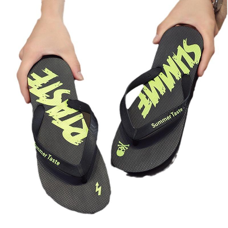 Zehentrenner Herren Hausschuhe Herren trendige Strandschuhe Herren Sommer neu Outdoor-Bekleidung personalisierte Sandalen Herren