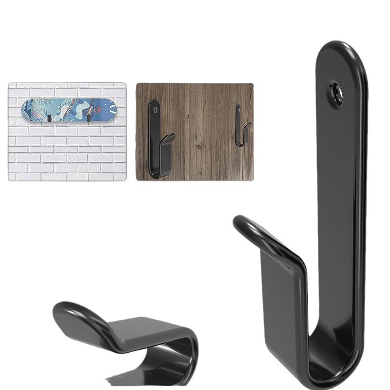 2 Adet Yatay Snowboard Duvar Askısı, Duvara Monte Klipsler Yer Tasarruflu Tasarım Depolama Askısı Sergileme Rafı SKi Tahtası Depolama