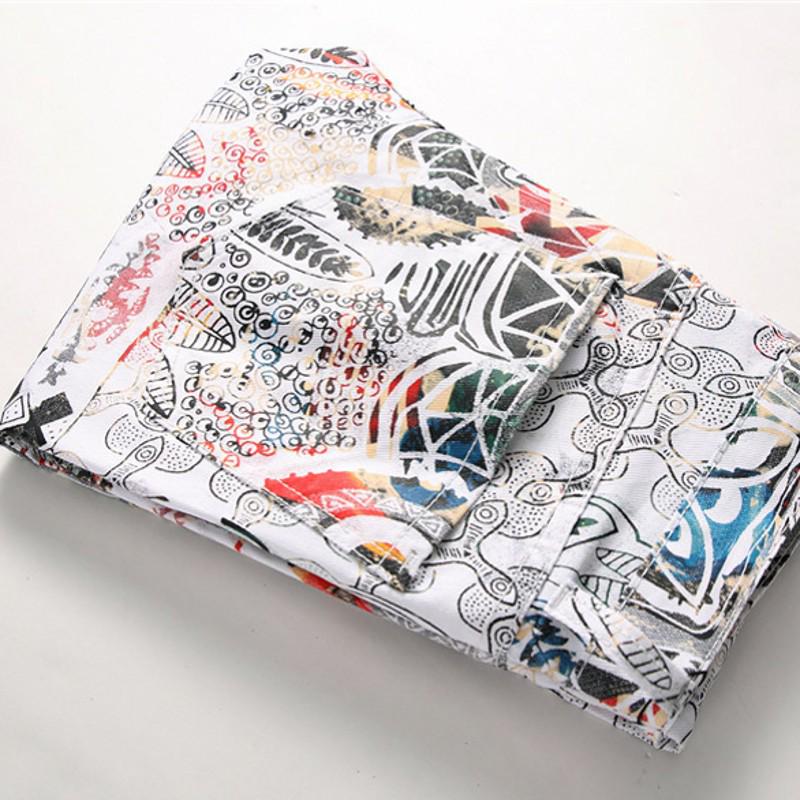 Tendencia moda pantalones estampados hombre estirar pantalones casuales  personalidad hombre pantalones marea comprar a buen precio — entrega  gratuita, reseñas reales con fotos — Joom