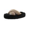 4Cm heel large size fluffy slippers women's 2025 winter new thickened warm non-slip Korean version indoor cotton slippers