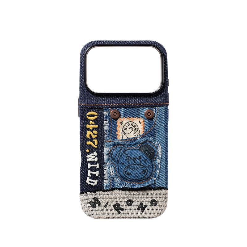 POP MART HIRONO Highway Log Phone Case, Patchwork Style Knitted Trend Based Products PPMT-2512-0086