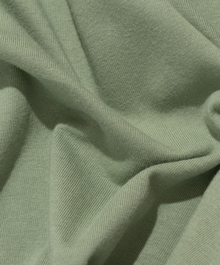 Relaxed Fit Inner Hoodie (Light Green)