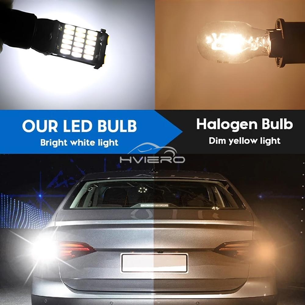 1/2/4/5/6x T15 W16W 4014 30/45SMD Car LED Bulb Trunk License Plate Lamp Ultra Bright Canbus Tail Reverse Brake Turn Signal Light