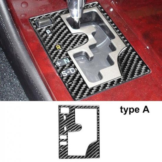 Carbon Fiber Automatic Gear Shift Frame Cover Trim For Lexus GS300/350/430/450h