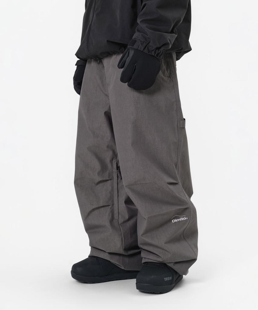 DIMITO Carpenter Wide Pants (Wide Fit Lv.1) Fade Gray
