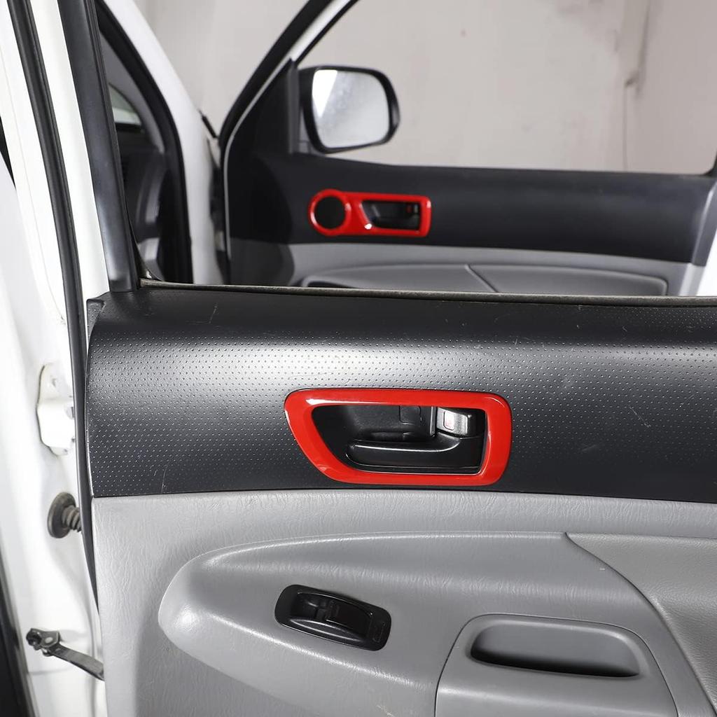 PIUGILH Fit for Toyot*a Tacom*a 2005-2015 Inner Door Handle Frame, ABS Door Inner Grab Handle Trim Cover Sticker, Car Interior Decoration