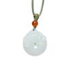 Tianshan Jadeite Peace Buckle Pendant Necklace - Star Design