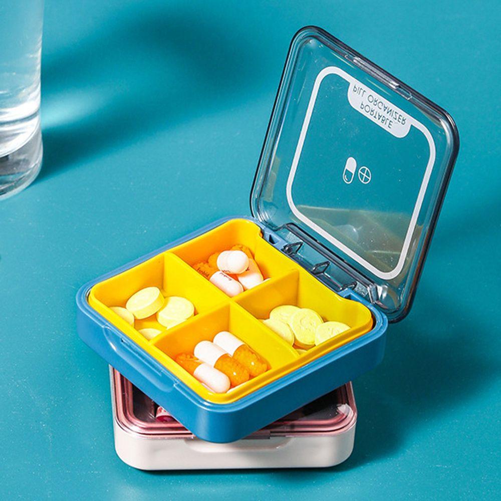 Travel Splitter Portable New Medicine Storage Case Pill Box Capsules Organizer Tablets Container
