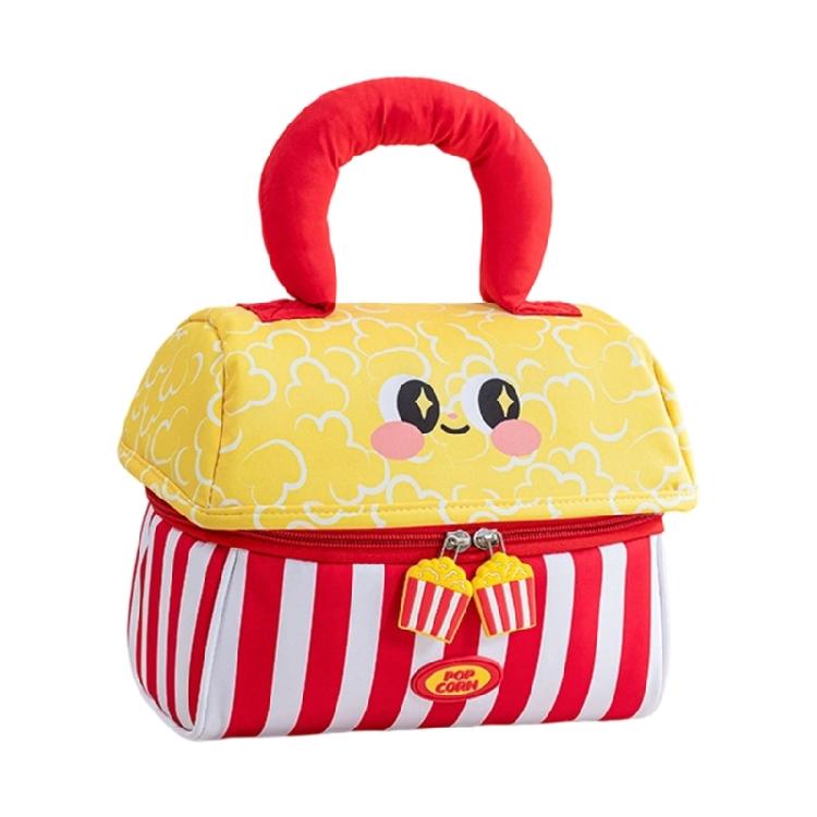 

Stylish Cartoon Themed Makeup Bag High Capacity Waterproof Fabric Easy Carry Handle Suitable For Personalize Storage