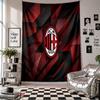AC Milan Veggteppe Hjemmeinnredning Vegghengende Stoff for Soverom Stue Bakgrunn