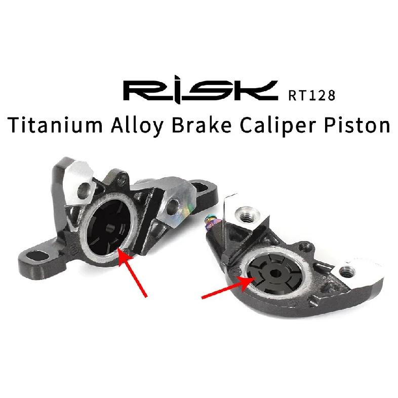 Kit di Riparazione Pistoncino Pinza Freno Idraulico RISK per Shimano M7000 M7100 M8000 M8100 M9100 RS785, Kit Guarnizioni Freno a Disco a Olio MTB Strada