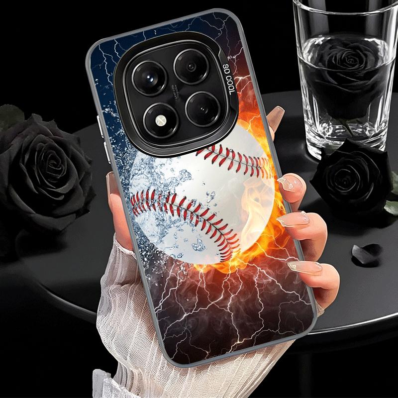 Baseball Sport Soft Phone Case for Samsung Galaxy S24 S25 FE S26 Edge S23 Ultra S22 Plus S21 + Shockproof Cover Back Shell
