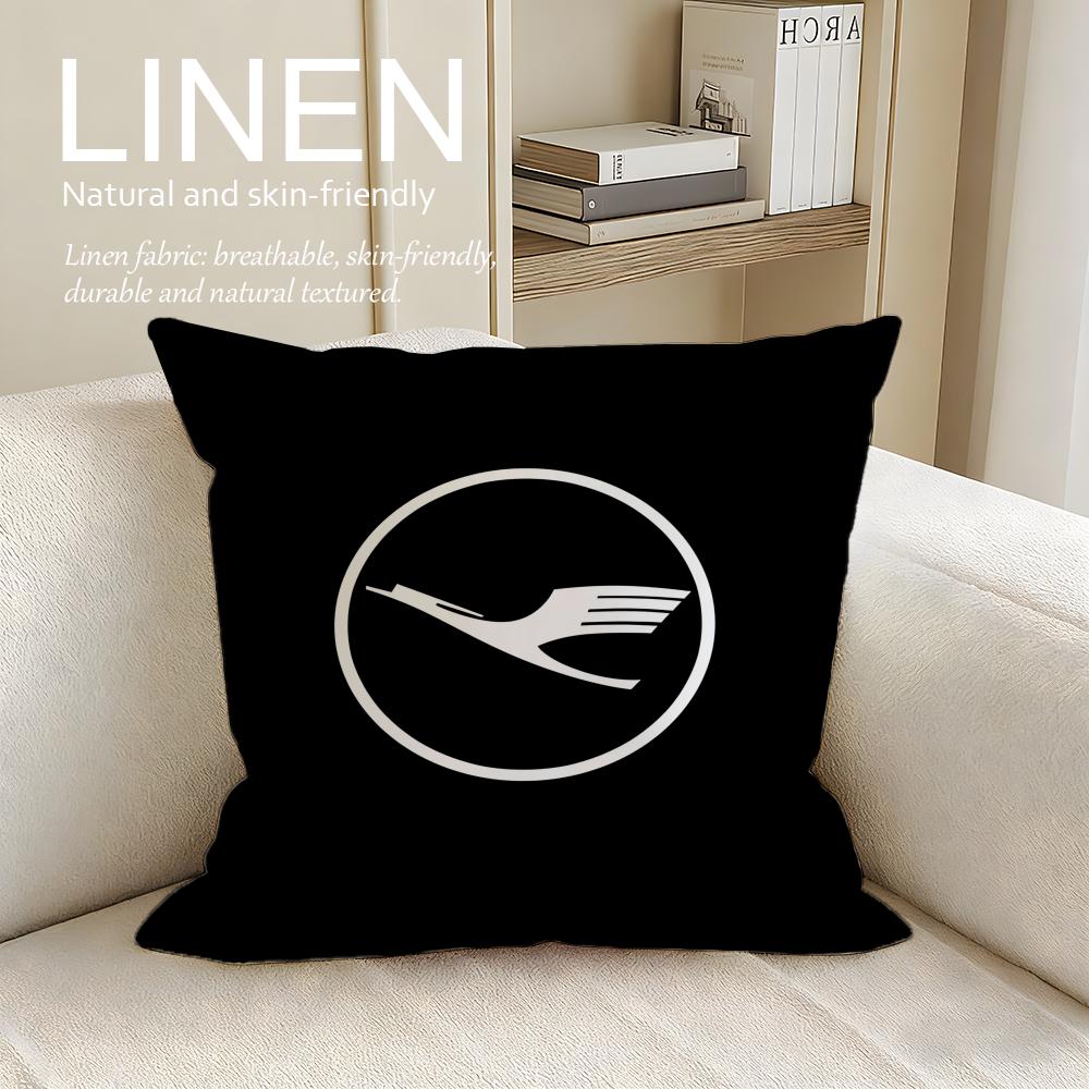 Brand Lufthansa Cushion Cover Pillowcase Set Pcs X X Breathable Washable Sofa Cushion Cover