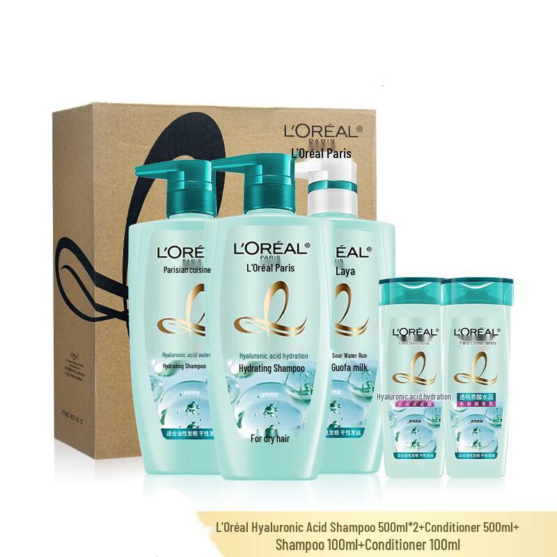 

L Oréal Hyaluronic Acid Hydrating Hair Care Set